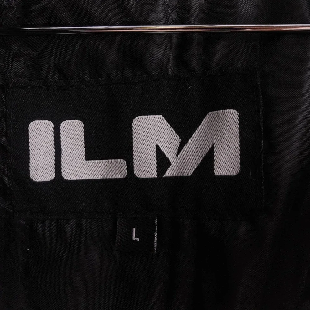 ILM Mens Mesh Motorcycle‎ Jacket Black Grey Reflective Gear Large Elbow Pads